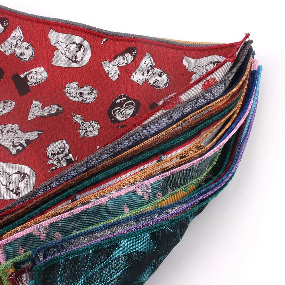 Fashion Flower Pocket Square Mens and Womens Chest Towels Hanky Gentlemen Hanky Mens Set Handle Chief Cartoon Pocket Towel W241213