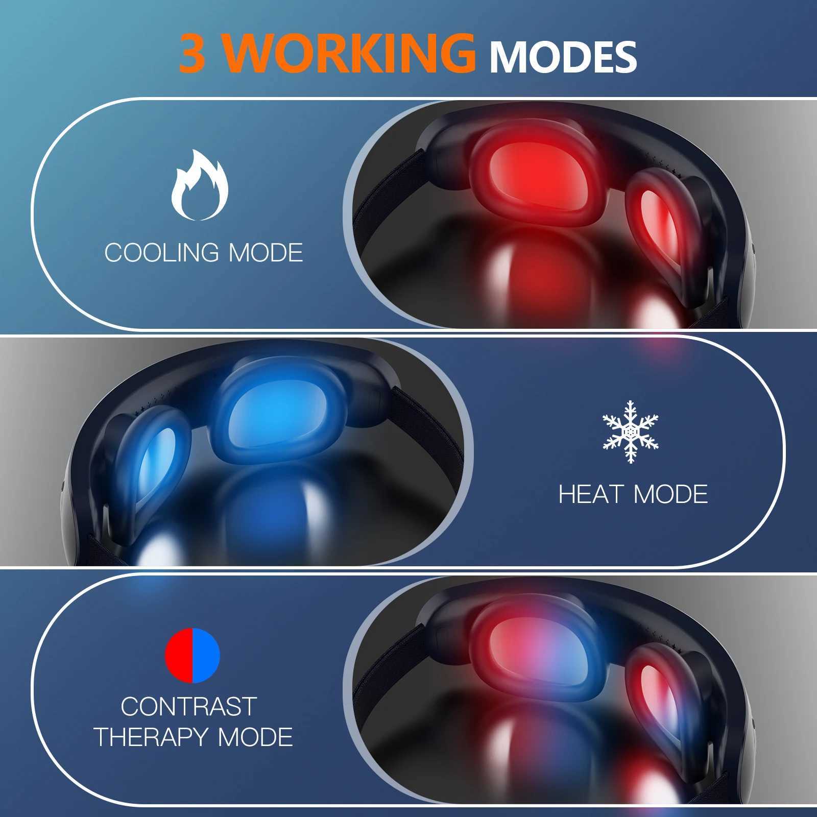 4.5W cold and hot compression dual visual display with 3-level adjustment for low decibel to alleviate eye fatigue and dry eye syndrome W241213