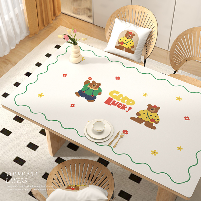 New Waterproof Table Mat, Living Room Dining Table And Coffee Table Tabletop Mat LN993