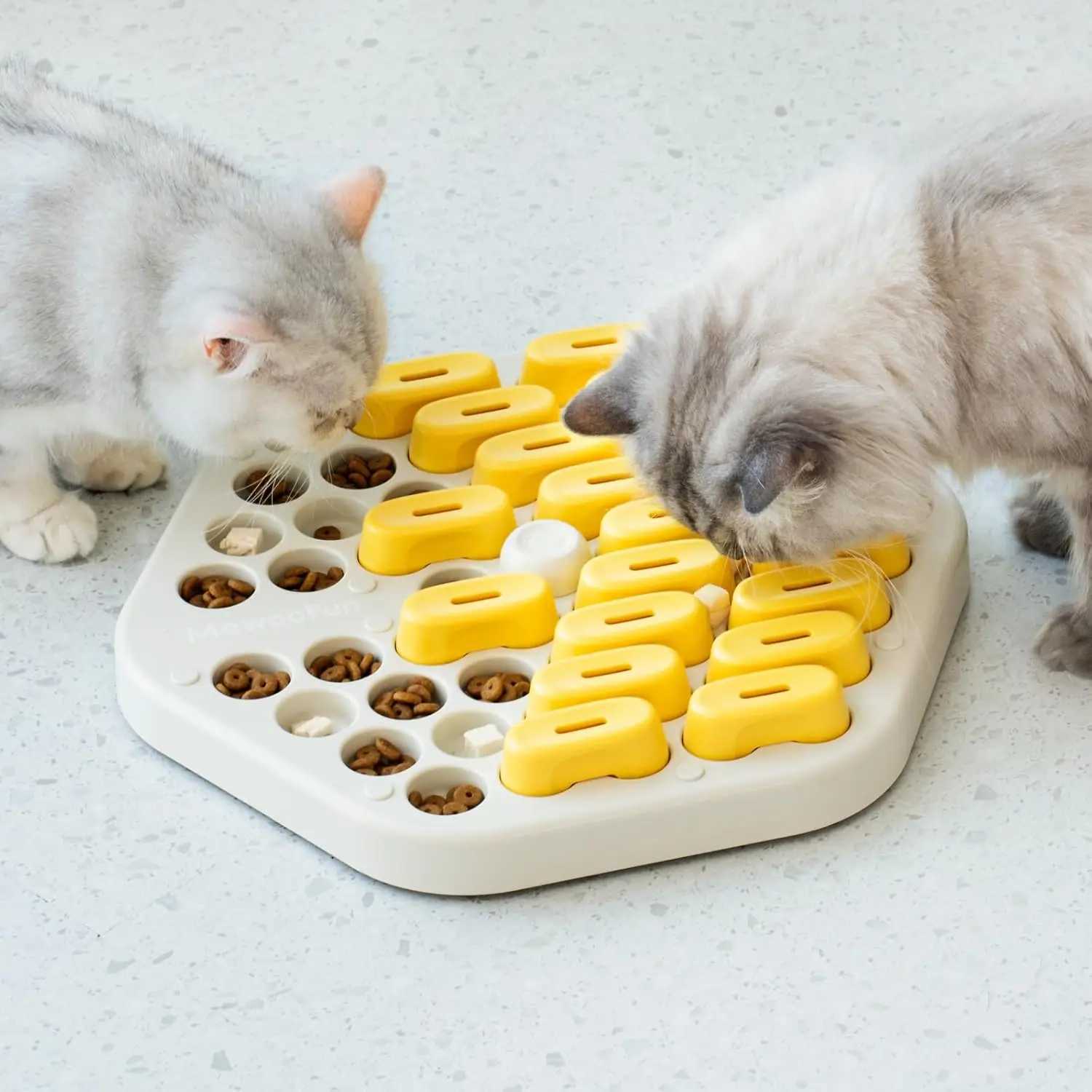 Mewoofun Honeycomb Interactive Dog Puzzle Toy Slow Feeding Machine Training Game Food Dispenser Slow Food Pet Dog Toy X241213