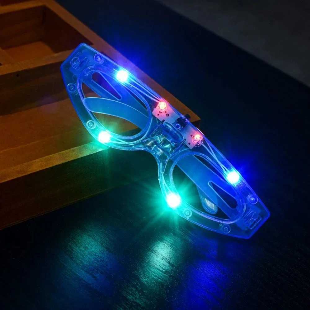 Sunglasses 10/20/30/40/50 Pcs LED Light Up Glasses Glow In The Dark Glasses Neon Party Supplies for Kids Adults Birthday Party Decoration H241213