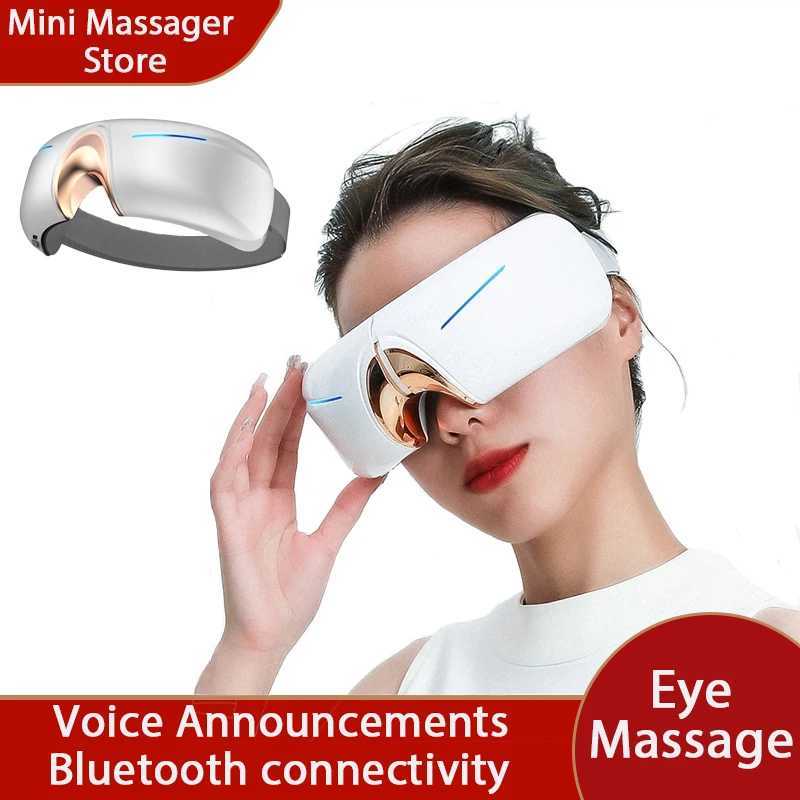 Intelligent wireless Bluetooth music eye protector foldable eye protector air pressure vibration thermal compression kneading massager W241213