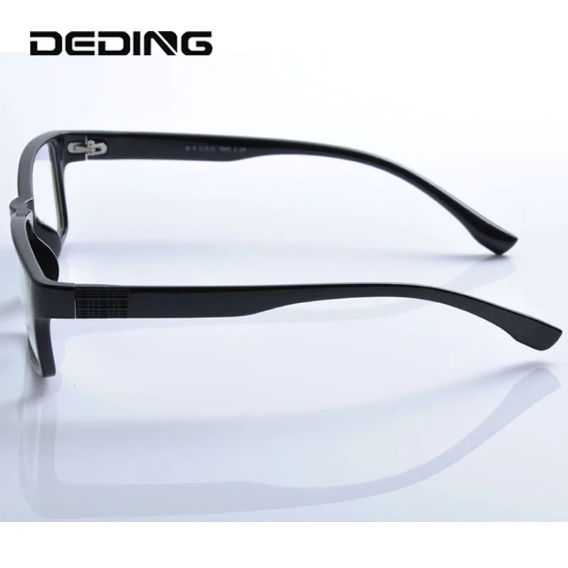 DeDing Men Super Large Wide Oversized Full Frame Rectangular Clear Lens Glasses Size6018148mm anteojos de hombres DD1100 241213