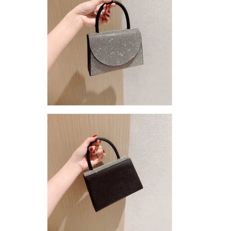 New Banquet Bag for Girls Handbag with Diamond Inlay Banquet Handbag Dress Evening Bag Ktv Womens Bag Clutch Bag 240920