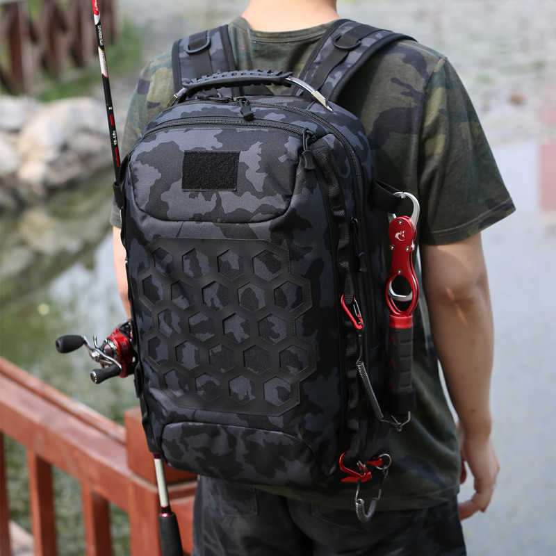 Luya backpack outdoor mountaineering backpack large capacity travel sports backpack men's multifunctional tactical Bag 241215