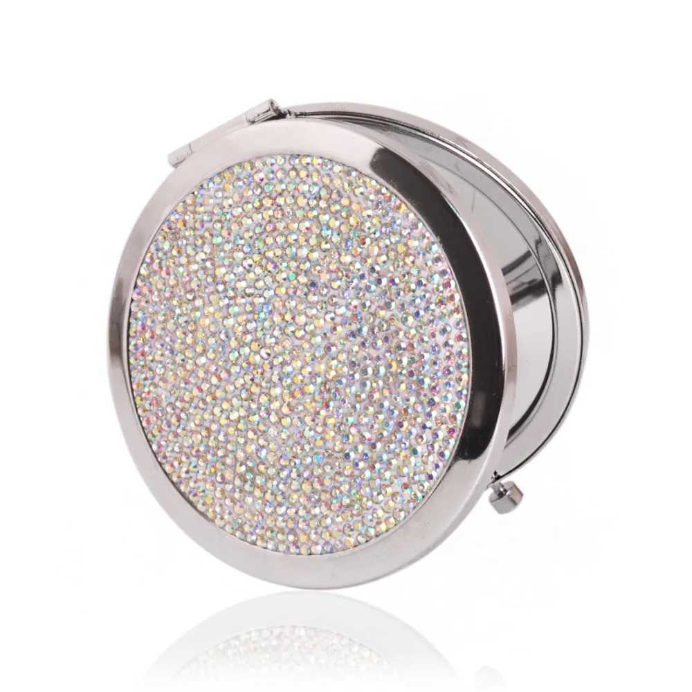 Pocket Foldable Compact Mirror Double-Sided Cosmetic Mirror Makeup Beauty ToolsXJ241213