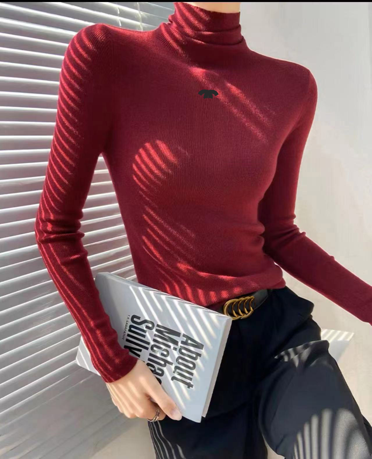 Womens knitted sweaters Cashmere knit top Designer Fashion brand classic monogram embroidery ultra thin sweater Large stretch slim-fit pullover sweater