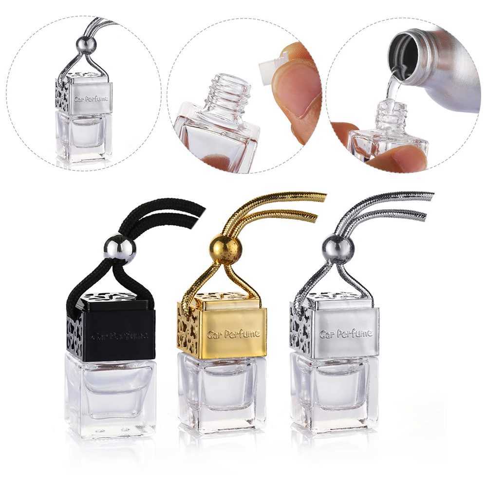 Car Essential Oil Diffuser Fragrance Air ener Scent Perfume Bottle Ornament Hanging Empty Bottle Interior AccessoryXJ241213