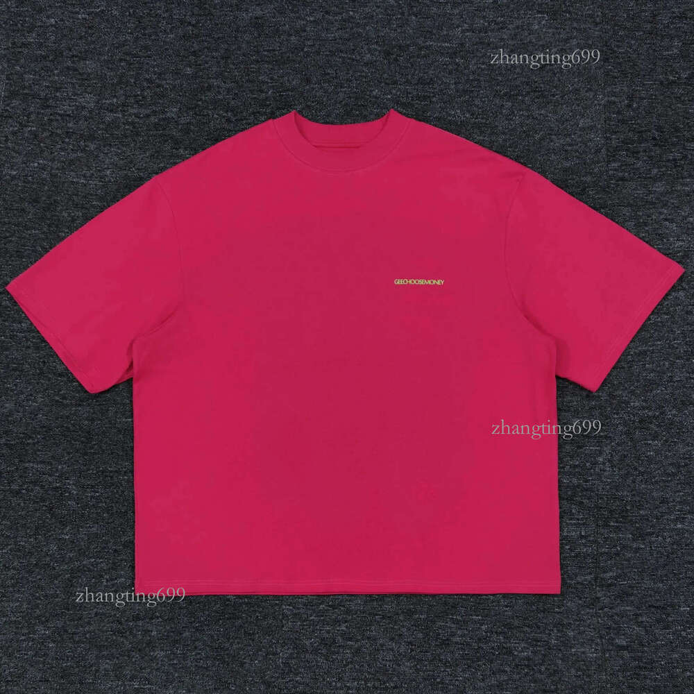 Washed T Shirt Men Women High Quality Print Letters T-shirt Tops Tee