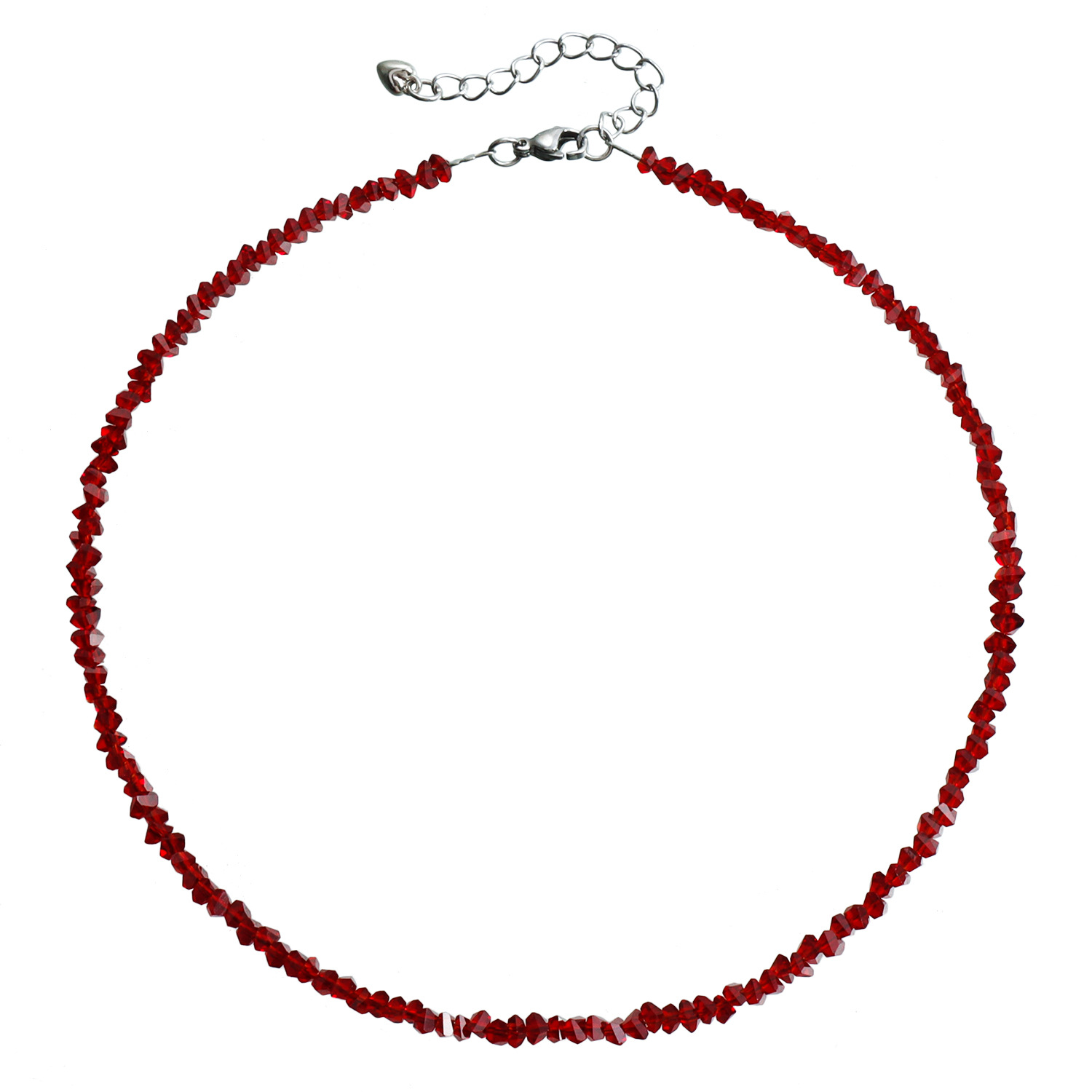 Fashionable Simplistic High-End Women's Necklace with Multi-Facet Glass Crystals from Europe 2025 New In Choker Necklace For Women Y2K Accessorie