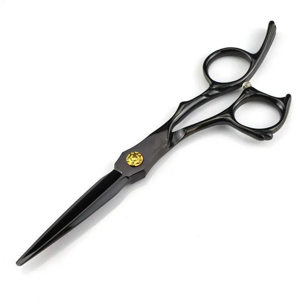 New Arrival Professional JP440C steel 6 Black cut hair scissors haircut thinning barber strong hair cutting shears hairdresser scissors Z241213