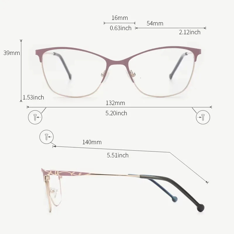 KANSEPT Womens Grade Glasses Myopia Lenses Lunette Pour Femme Original Eyewear Eyeglass Frames Womans Eyeglasses Reading Glass 241213