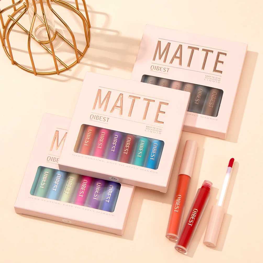 8 pieces/box brown colored liquid eye shadow stick set contour powder blusher pigment matte natural dough milk coffee eye shadow eye makeup W241213