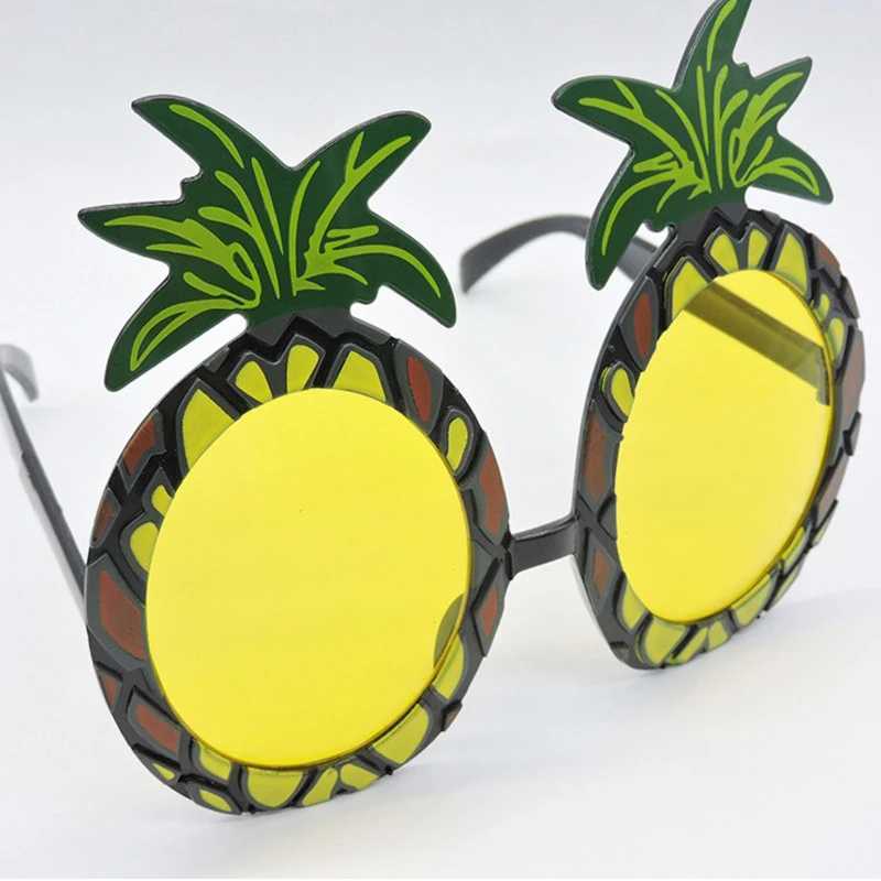 Sunglasses Pineapple Sunglasses Beach Party Novelty Flamingo Party Decorations Funny Glasses Wedding Birthday Gift Hawaiian Event Supplies H241213