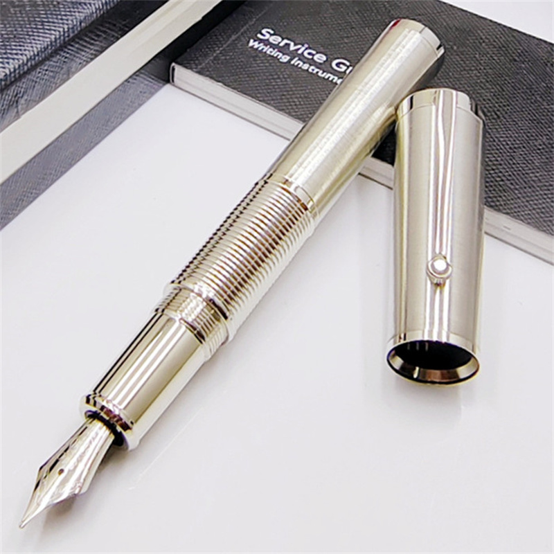 Mahatma Gandhi MB Ink Pens Luxury Rollerball Fountain Writing Stationery Gift Business Office Supplies Metal And Carbon Fiber With Serial Numbe