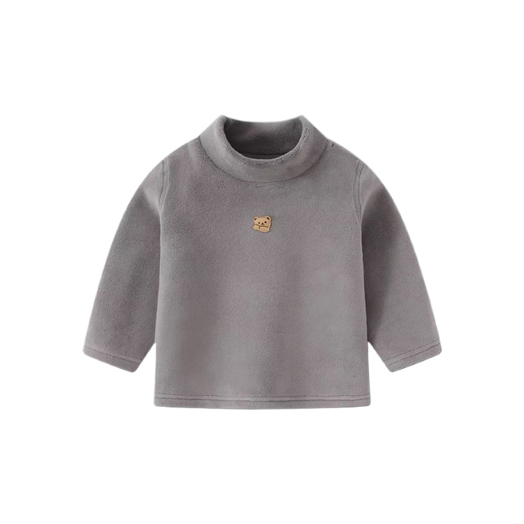 Unisex Thermal Sweater for Kids Thick Fleece Inside for Fall and Winter Comfort