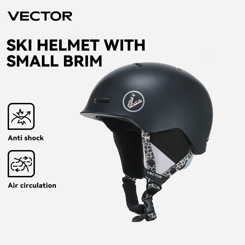 VECTOR Ski Helmet Safety IntegrallyMolded Snowboard Motorcycle RemovableSkiing Snow Husband Men Women Child Kids 241203