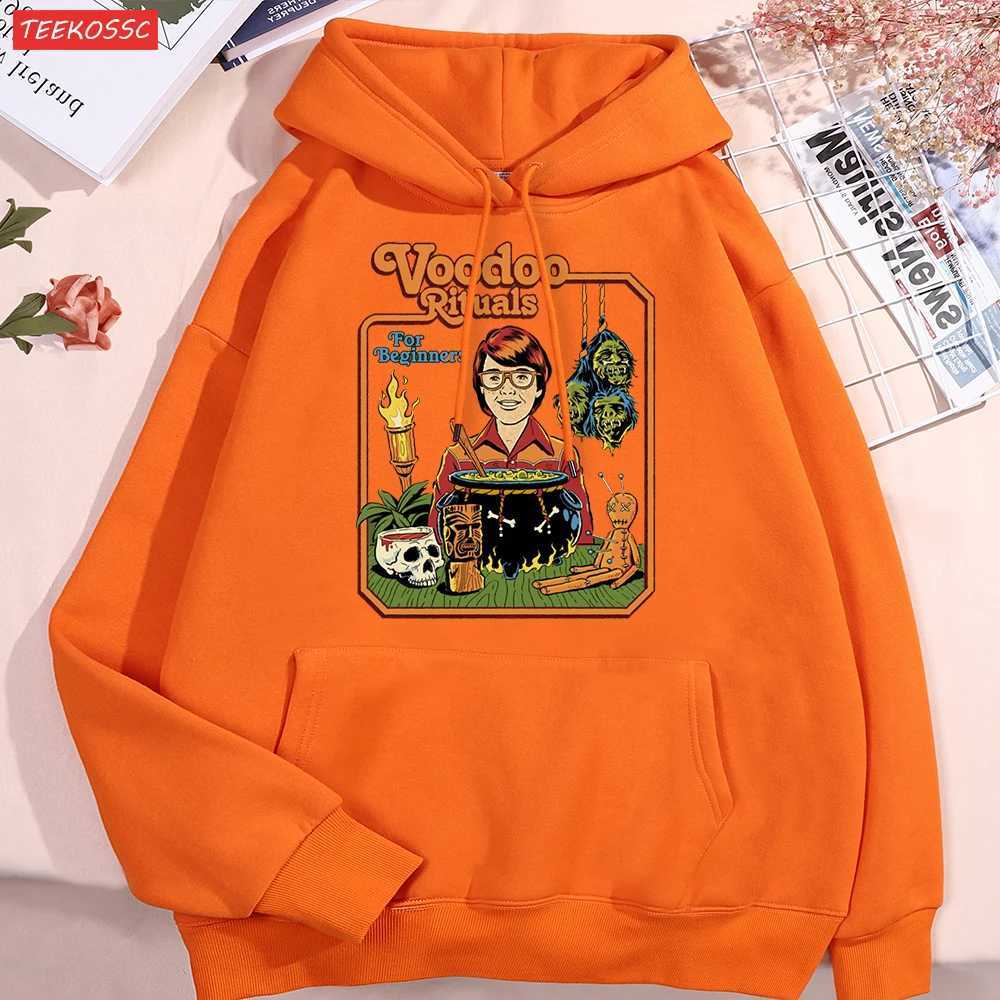 Voodoo Beginner Ceremony Mens Street Womens Loose Floral Hoodie Fashion Super Dalian Hoodie Harajuku Wool Hoodie Couple W241213