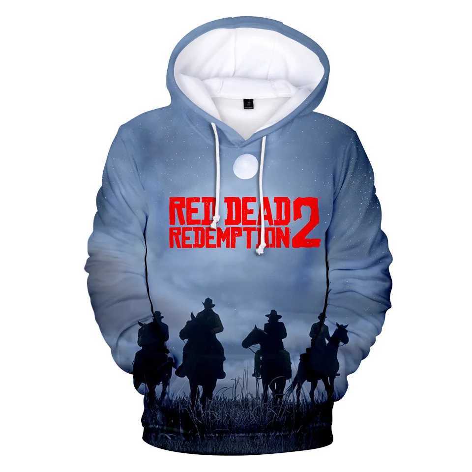 Popular Games Red Dead Redemption 2 Hoodie 3D Print Mens Streetwear Clothing Fashion Plus Size Kid Hooded Sweatshirt unisex Tops W241213