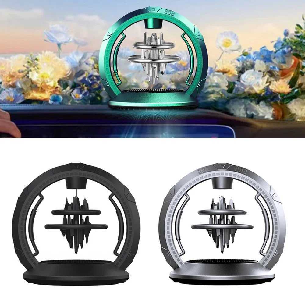 Car Scent Air ener Diffuser Perfume Solar Spin Creative Ornaments Interior Decoration Long-lasting Fragrance for Men WomenXJ241213