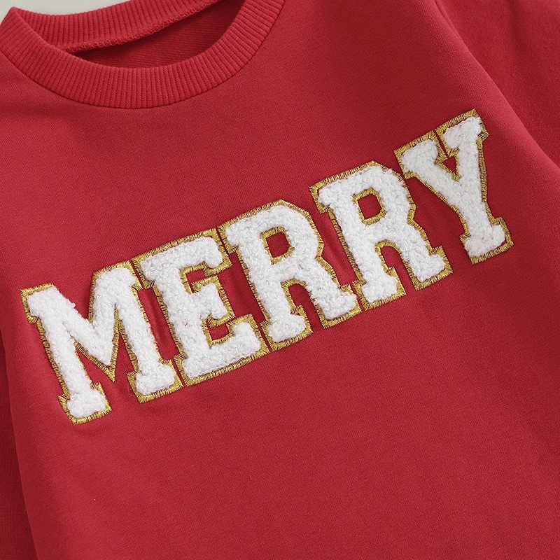 FOCUSNORM 1-6Y Fashion Preschool Girls Autumn Clothing Set Christmas Letter Embroidered Sports Shirt Top+Plain Lace Skirt W241213