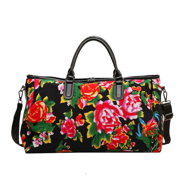 Small niche design women's large capacity travel commuting handbag, Chinese style shoulder crossbody bag, 2024 new casual fashion trend clothing