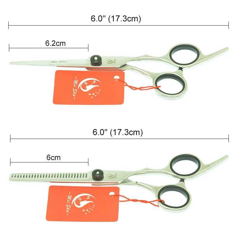 New Arrival 6.0 Inch Meisha Human Hair Shears Professional Hairdressers Scissors High Quality JP440C Cutting Scissor Thinning Tijeras A0043A Z241213