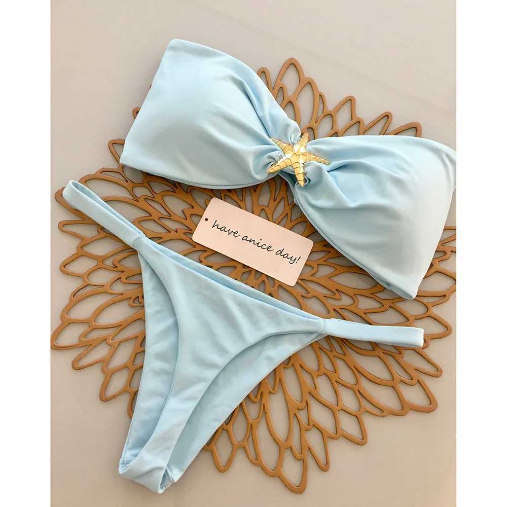 Push Up Bikinis 2025 Sexy Women Swimsuit Fa Swimwear Micro Bikini Set Swimming Suit Beachwear Bandeau Brazilian BiquiniXJ241212