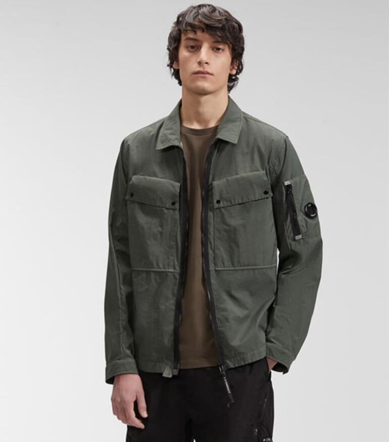 Dyed Jacket Casual Nylon Men Jacket Hoodies Outdoor Windproof Coat Black Grey Blue Size M-XXL