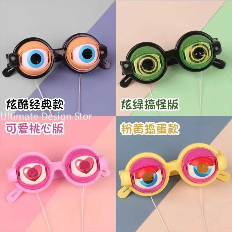 Sunglasses Funny Glasses Party Eyewear Props for Adult Kids Crazy Blink Big Frog Eye Plastic Toy Accessories for Christmas Halloween Gifts H241213