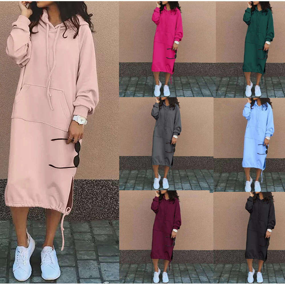 European And American Style Plus Size Long With Hoodie In Stock, Fashionable Quality, Classic