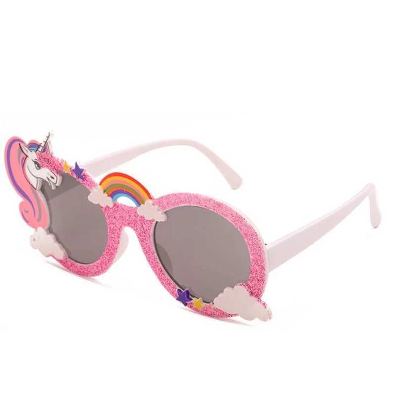 Sunglasses 1Pcs Rainbow Party Sunglasses Mask Costume Glasses Photobooth Props For Kids Adult Wedding Party Holiday DIY Decoration H241213