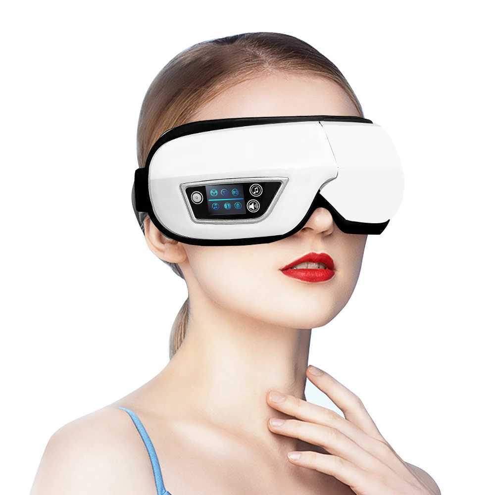 Intelligent Airbag Vibration Thermal Compression Bluetooth Music Relieve Fatigue Eye Massager Glasses Eye Care Massager W241213