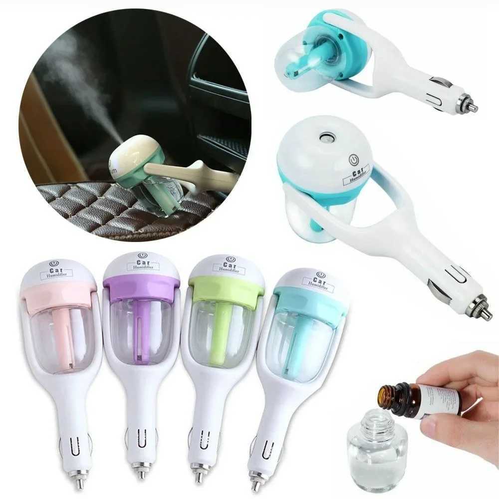Mini Car Air Humidifier Steam Air Purifier Aroma Diffuser Essential Oil Aroma Diffuser Auto Mist Maker Sprayer For CarXJ241213
