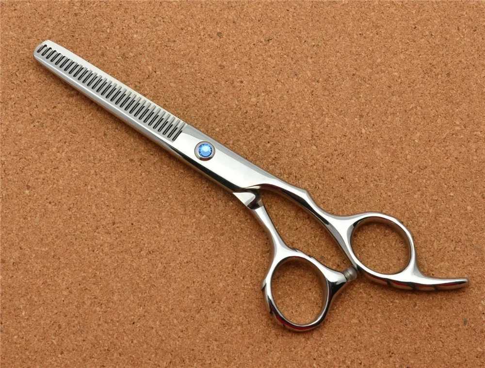 New Arrival 6.0 inch 198# professional hair clipper 440C 62HRC home and salon clipper double tooth thin hair clipper Z241213