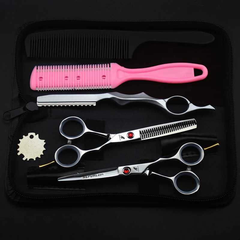 New Arrival 5.5/6.0 Selling Purple Diamond Japanese Scissors Cheap Scissors Hair Clippers Z241213