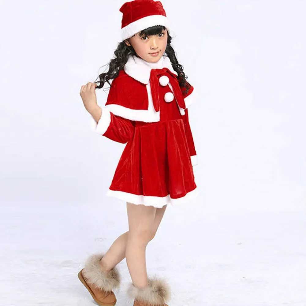 Santa Claus role-playing costume boys long sleeved clothing baby girls clothing cute display of Christmas hats and Christmas supplies W241213