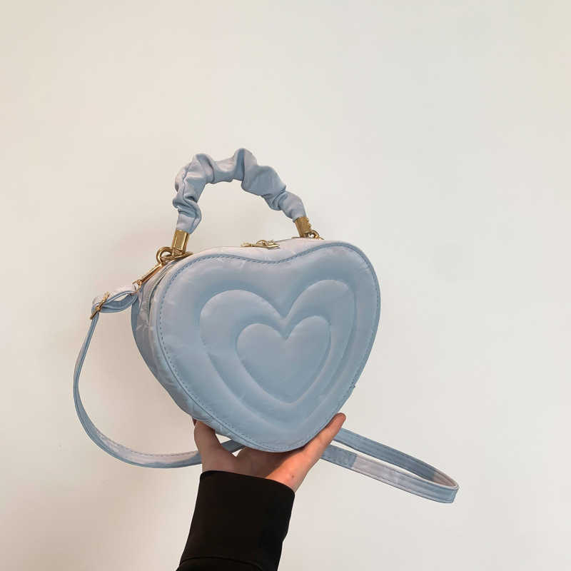 Love bag for women new hard shell heart shaped candy colored shoulder bag Fashion diagonal cross bag couple womens handbag