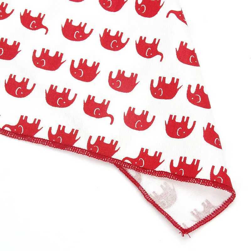 New high-quality mens 100% pure cotton animal handle suitable for mens fish bear printed pocket square chest towel set 25 * 25cm W241213