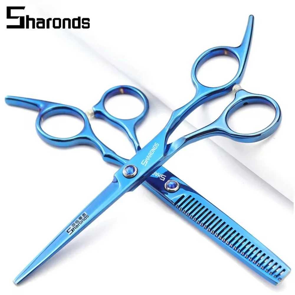 New Arrival SHARONDS Hairdressing Professional Scissors 6 Inch Specialized Hair Shears Barber Specialized Clippers Hair Cutting Tools Z241213