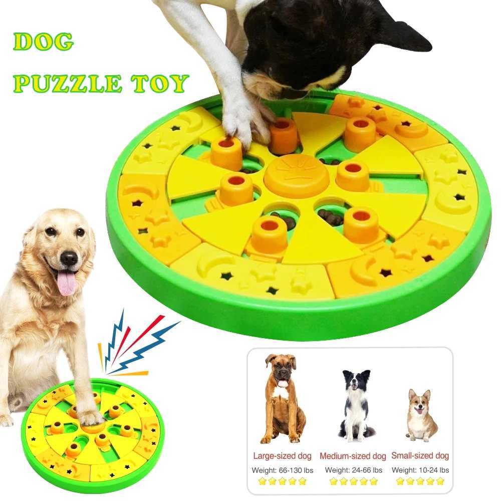 Dog Puzzle Toy Fun Slow Feeding Dog Brain Education Interactive Therapy Puzzle Toy IQ Squeak Design Toy 3in1 Interactive X241213