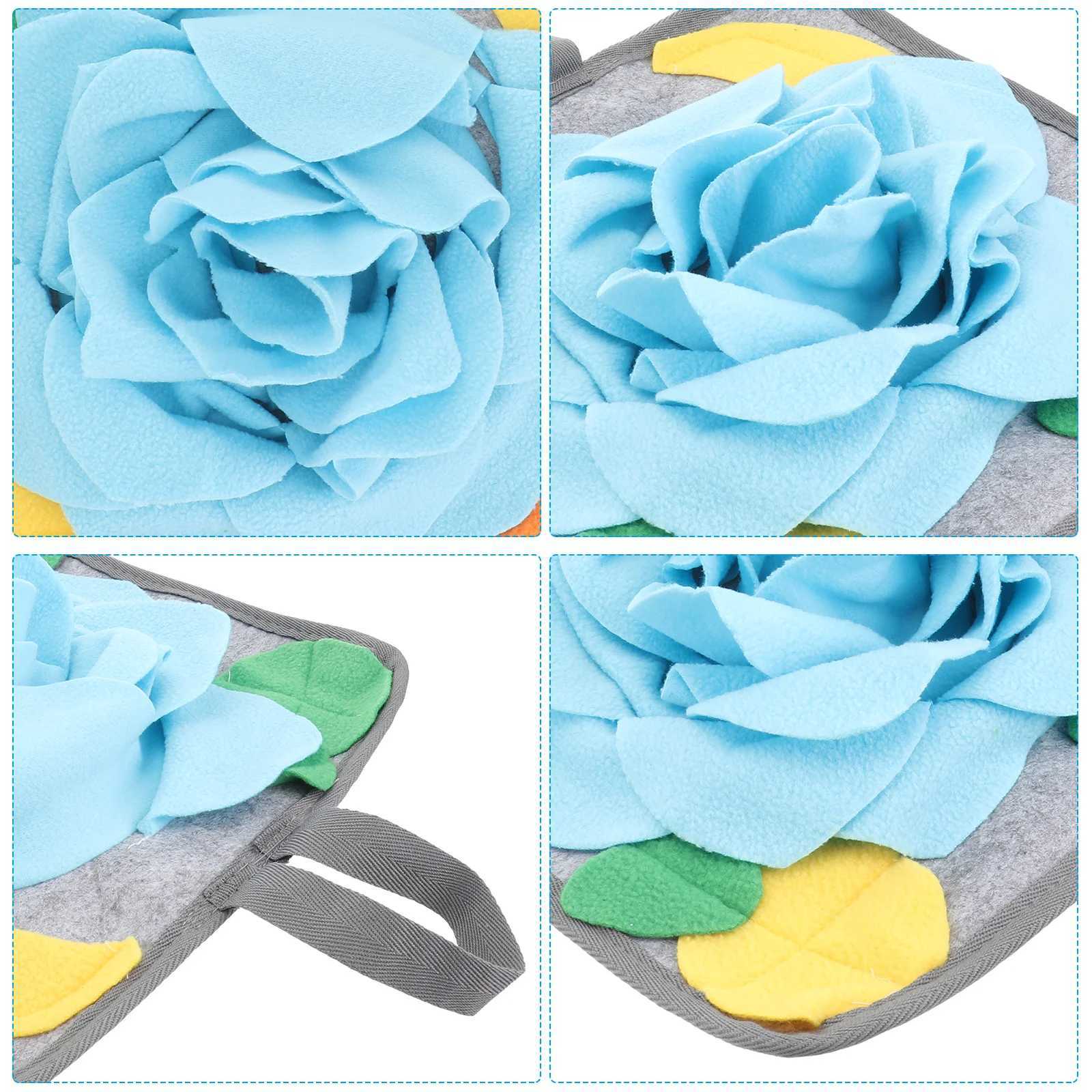Interactive dog food puzzle toy rabbit sniffing pad washable carpet feeding pad X241213