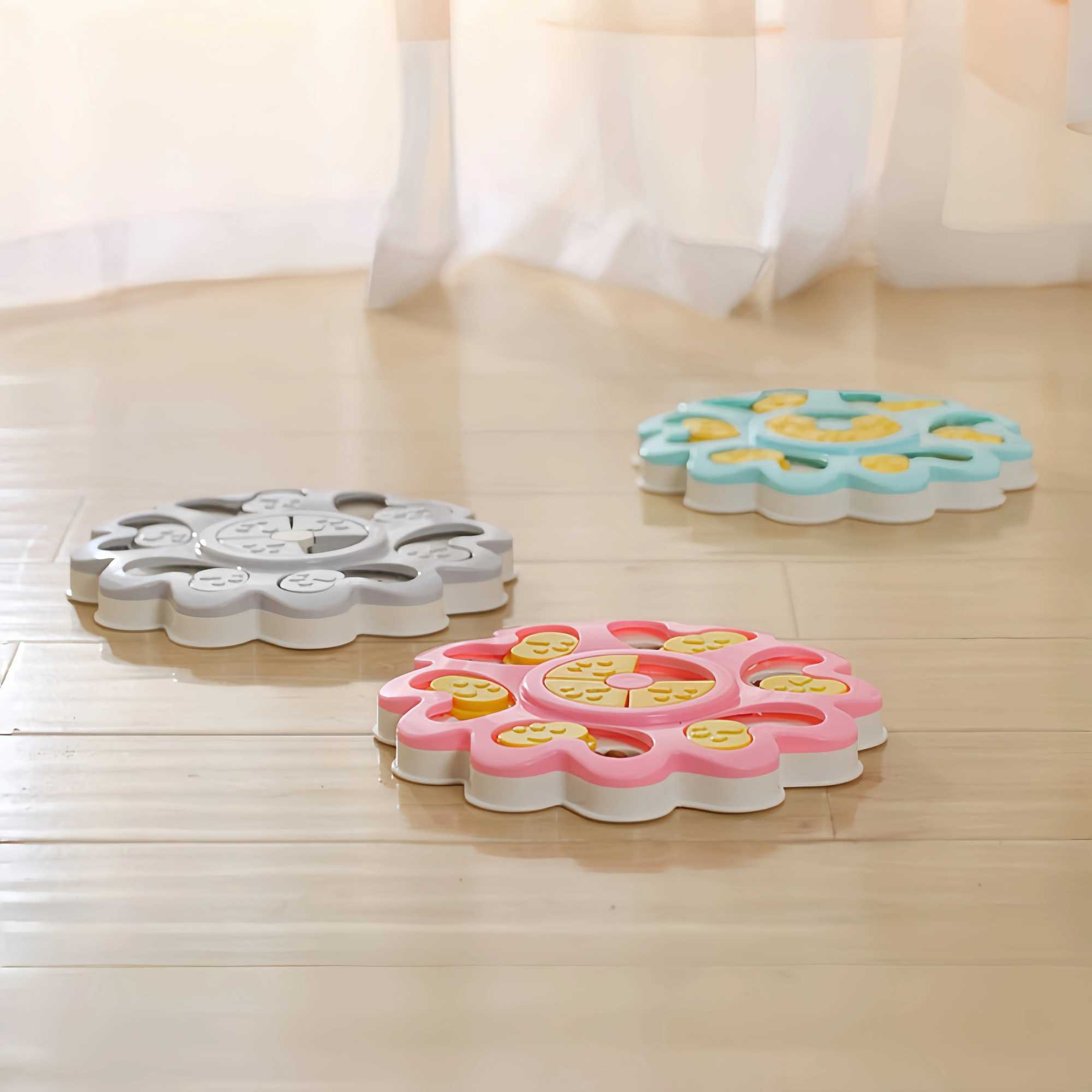 Pet Cat Dog Puzzle Toy Interactive Toys Pets Slow Feeder Toys Pet Bowl Eating Training Toy for Kitten Puppy X241213