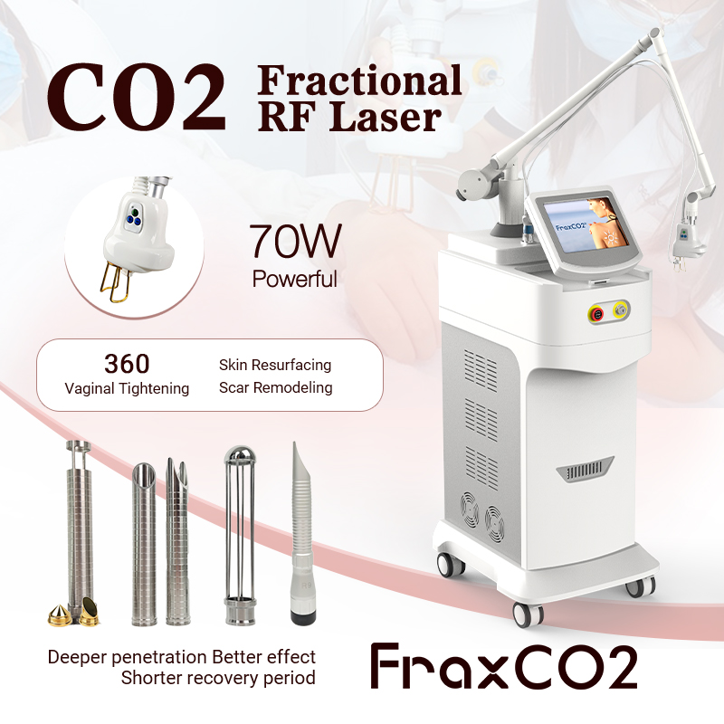 High quality CO2 Fractional RF laser face resurfacing machine scar removal vaginal tightening 3IN1 beauty equipment