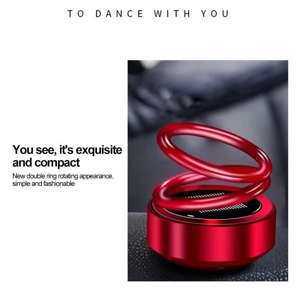 Solar Car Air ener Auto Aroma Light Energy Rotation Interior Fragrance Ornament Aroma Diffuser Dashboard PerfumeXJ241213