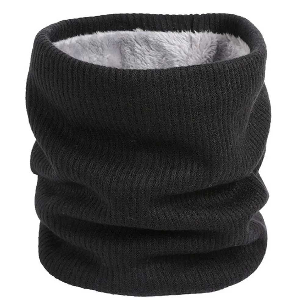 Scarves Wraps Unisex Winter Knitted Scarves for Boys Girls Women Men Warm Kids Thick Elastic Mufflers Children Neck Warmer Cotton Baby Scarf H241213
