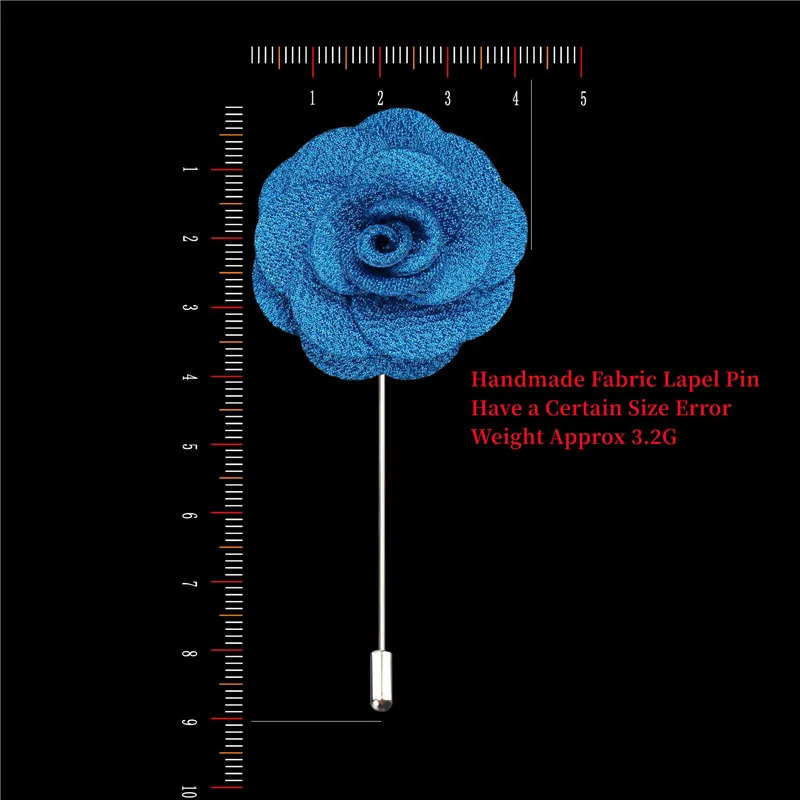 BoYuTe 20 piecesbatch highquality camellia lapel pins Brooch mens fashion wedding boutique in 23 colors 241210