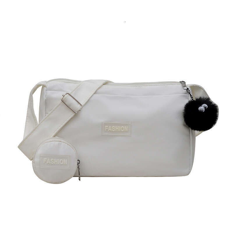 New Crossbody Student Class Women's Instagram Japanese Style, Large Capacity, Solid Color, Mother And Child Bag, Shoulder Bag