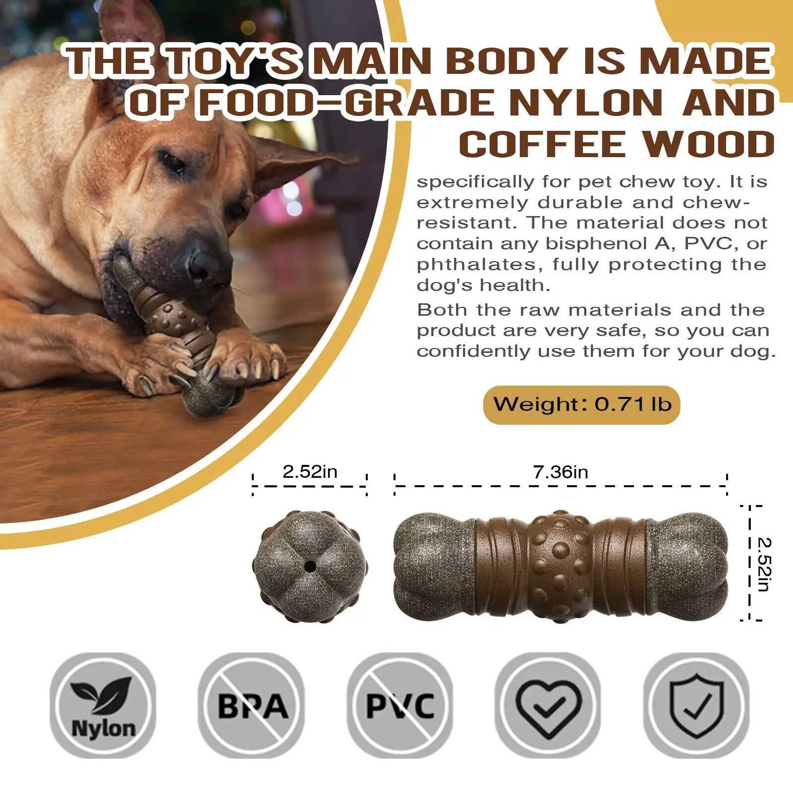 Dog food toys indelible dog bones cheap dog food toys durable material toys for medium and large dogs X241213