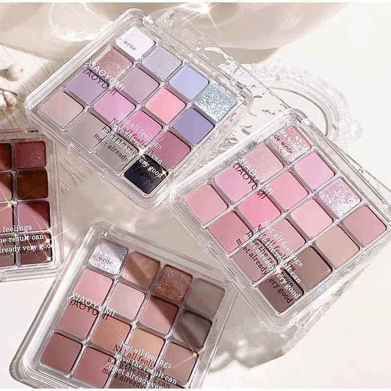 6 Color Sunset Magic Eye Shadow Plate Pearl Matte Earth Color Makeup Eye Shadow Pigment Waterproof Lasting Korean Cosmetics W241213